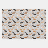 Corgi Dog Paws and Botten Wrapping Paper Sheets (Voorkant 2)