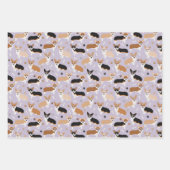 Corgi Dog Paws and Botten Wrapping Paper Sheets (Voorkant)