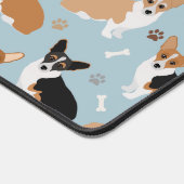 Corgi Dog Paws en Botten Bureaumat (Hoek)