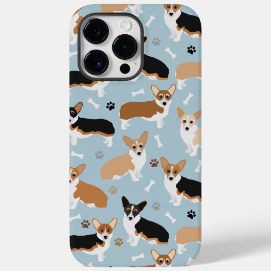 Corgi Dog Paws en Botten Case-Mate iPhone Case (Achterkant)