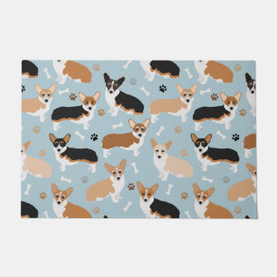 Corgi Dog Paws en Botten Deurmat