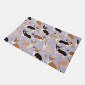 Corgi Dog Paws en Botten Doormat Deurmat (Schuin)