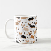 Corgi Dog Paws en Botten Koffiemok (Links)