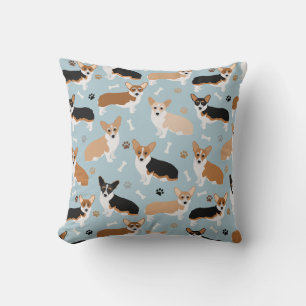 Corgi Dog Paws en Botten Kussen