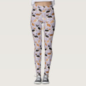 Corgi Dog Paws en Botten Leggings (Voorkant)