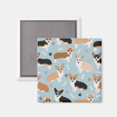 Corgi Dog Paws en Botten Magneet (Voorkant / Achterkant)