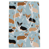 Corgi Dog Paws en Botten Medium Cadeauzakje (Voorkant)