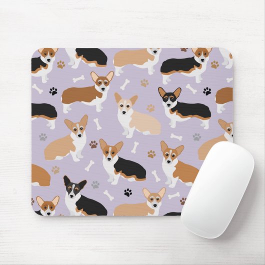 Corgi Dog Paws en Botten Muismat (Met muis)