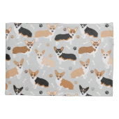 Corgi Dog Paws en Botten Pillow Hoesje Kussensloop (Achterkant)
