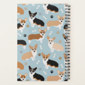 Corgi Dog Paws en Botten Planner (Achterkant)