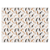 Corgi Dog Paws en Botten Tablecloth Tafelkleed (Voorkant (Horizontaal))