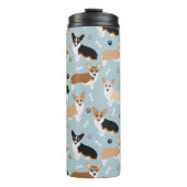 Corgi Dog Paws en Botten Thermosbeker (Voorkant)