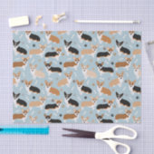 Corgi Dog Paws en Botten Tissuepapier (Craft)