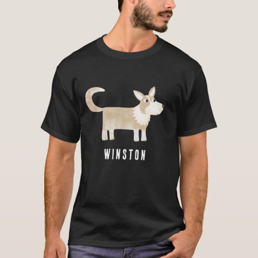 Corgi Dog Persoonlijk T-shirt (Voorkant)