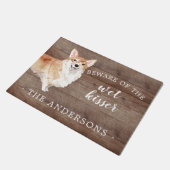 Corgi Dog Persoonlijke deurmat (Schuin)