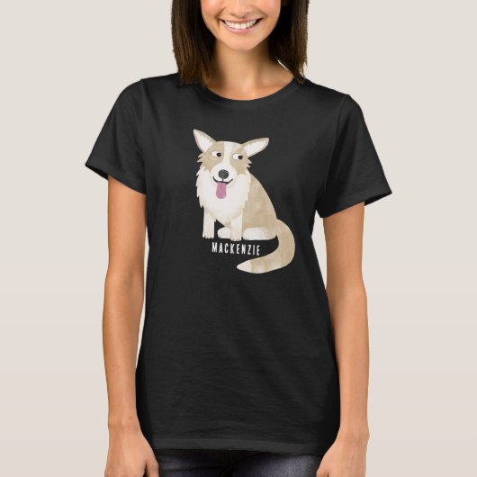 Corgi Dog Persoonlijke T-Shirt (Voorkant)
