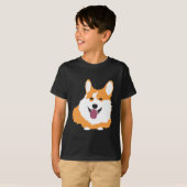Corgi Dog Pet Animal Kinder T-shirt (Voorkant volledig)