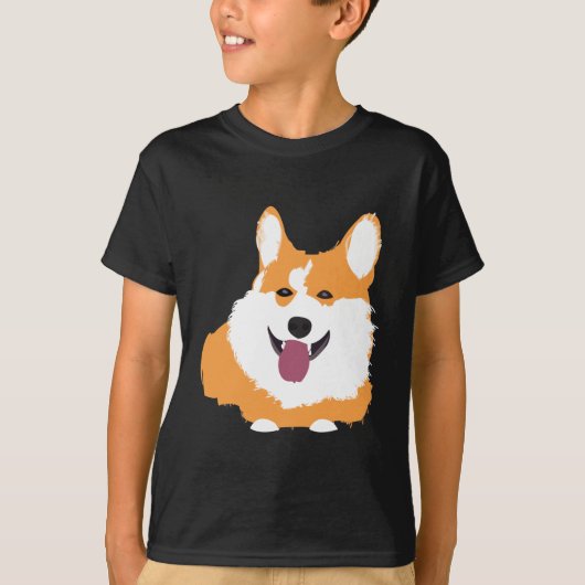 Corgi Dog Pet Animal Kinder T-shirt (Voorkant)