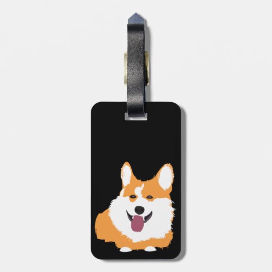 Corgi Dog Pet Bagagelabel (Achterkant verticaal)