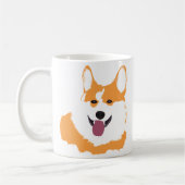 Corgi Dog Pet Koffiemok (Links)