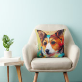 Corgi Dog Pet Leuke Schattige Dierenmetgezel Kussen (Stoel)