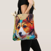 Corgi Dog Pet Leuke Schattige Dierenmetgezel Tote Bag (Dichtbij)