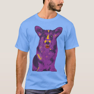 Corgi Dog Pet, nieuw ontwerp voor papaver, duogied T-shirt