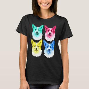 Corgi Dog Pop Art Popart T-shirt
