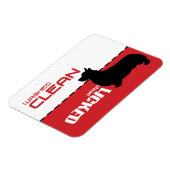 Corgi Dog, Puppy Dishwasmachine Magnet - Gematuree Magneet (Linkerzijde)
