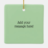 Corgi dog puppy Pembroke Welsh Christmas Santa hat Keramisch Ornament (Achterkant)