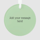 Corgi dog puppy Pembroke Welsh Christmas Santa hat Ornament (achterkant)