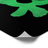 Corgi Dog Shamrock Irish Saint Patricks Day Poster (Hoek)