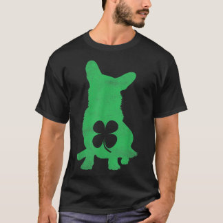 Corgi Dog Shamrock St T-shirt