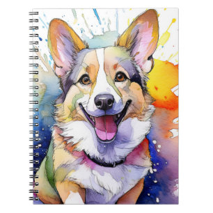 Corgi Dog Spiral Notitieboek