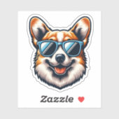 Corgi Dog Sticker (Vel)