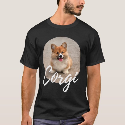 Corgi Dog T T-shirt (Voorkant)