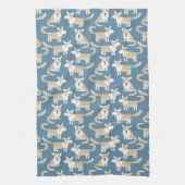 Corgi Dog Theedoek (Verticaal)