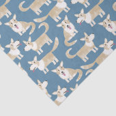 Corgi Dog Tissuepapier (Detail)