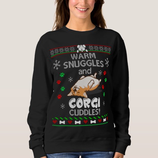 Corgi Dog Ugly KerstSweater Trui (Voorkant)
