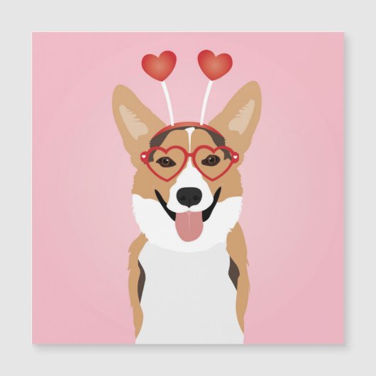 Corgi Dog Valentijnsdag (Voorkant)