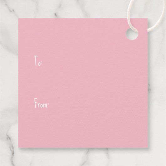 Corgi Dog Valentijnsdag Bedankjes Labels (Achterkant)