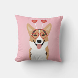Corgi Dog Valentijnsdag Kussen