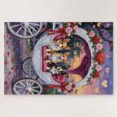 Corgi Dog Valentine's Day Legpuzzel (Horizontaal)