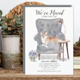 Corgi Dog   Verplaatsingsaankondiging Aankondiging