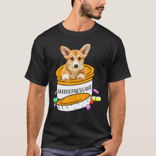 Corgi Dog Vintage voor Boy Girl Dog T-shirt