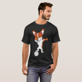 Corgi Dog Volleyball T-shirt (Voorkant volledig)
