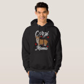 Corgi Dog Womens Corgi Mama Hoodie (Voorkant volledig)