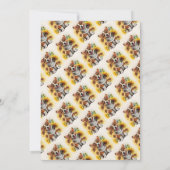 Corgi Dog Zonnebloemen Verjaardag Bedankt (Achterkant)