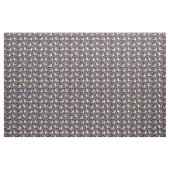 corgi dogs cherry blossom navy stof (Yard (91,4 cm))