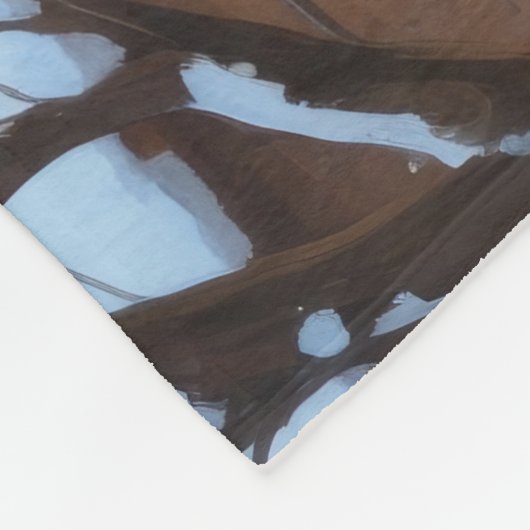 Corgi Dogs Christmas Snow Holiday Fleece Deken (Hoek)